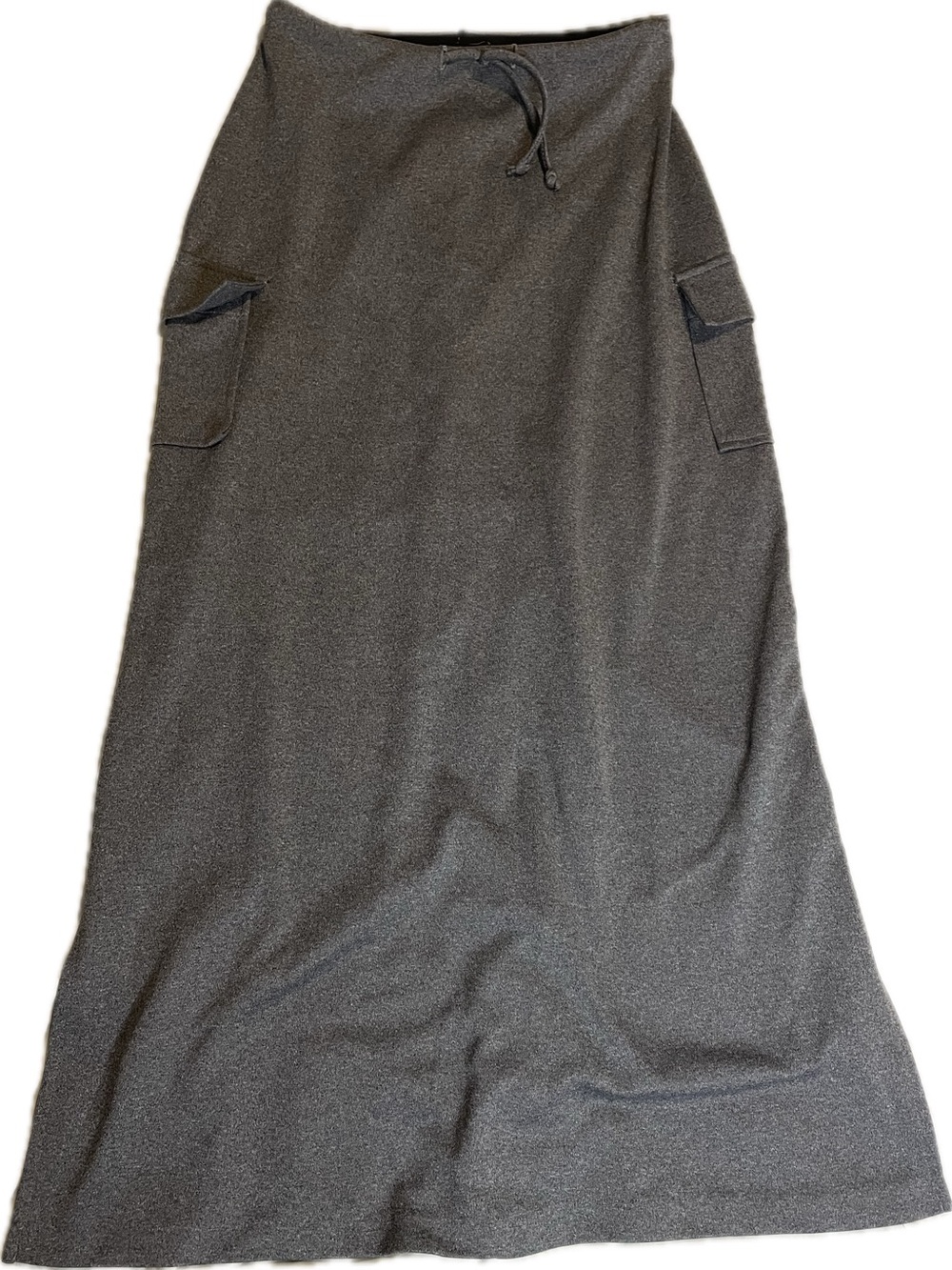 Vintage yk2 Women's Gray Cargo Pocket Maxi Skirt
